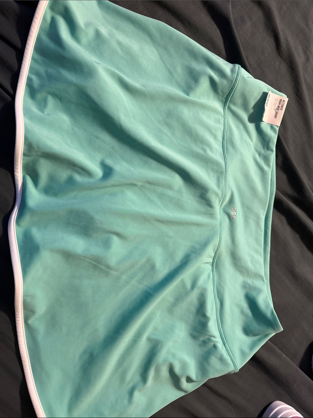 DSG Aqua Athletic Skort with White Trim